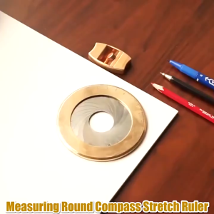 Round Tool Accurate Measurement Adjustable Circle Maker Practical Precise Portable for Woodworking