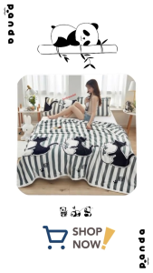 Selimut Bulu Super Lembut Motif Dewasa UK135x185 cm Murah Berkualitas