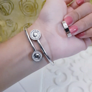 Set Perhiasan Titanium Silver XDS78