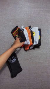 Kaos Kaki Oldschool Motif Skate Merk Panjang Premium - Hosela Project