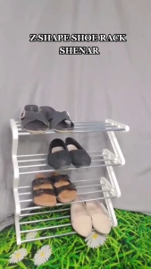 RAK SEPATU ZIGZAG 3 SUSUN SERBAGUNA Tempat Kotak Sepatu Portable simple Minimalis