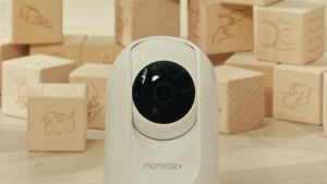 momcozy Baby Monitor with 2 Cameras 5 Inch 1080P Split Screen Video Baby Monitor with Built-in Wide Angle Lens with Camera and Audio No WiFi 5000 mAh Battery Infrared Night Vision 960 Feet Range