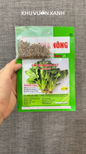 Hạt giống rau Cải Bó Xôi (Rau chân vịt Rau bina) - Gói 10gr - Trồng quanh năm