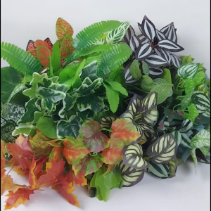 Azgalery PBP37 / Tanaman Hias Plastik Pot Bunga Daun Keladi Dekorasi Artificial Ornamen Ruangan Indoor Vas Bunga Cantik / COD