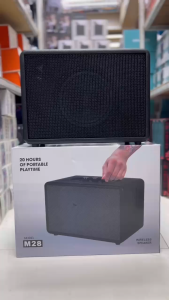 ลำโพงบลูทูธ รุ่น M28 ขนาดดอก6.5นิ้ว เสียบไมค์ได้ รองรับAUX TF USB ปรับแอคโค่ไมค์ได้ ตัวใหญ่ เสียงเบสแน่น