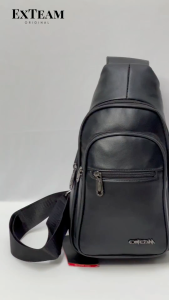 EXTEAM (2-B2002EX) Leather Chest Bag / Chest Bag / 男士胸包 / 男士包包 / 皮料胸包 / Beg dada kulit