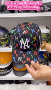 Mũ Lưỡi Trai Nam Nữ Thêu Nổi Logo N-Y From Chuẩn Lòng Sâu