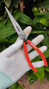 Kìm Mỏ Nhọn 200mm Cán Nhúng WIHA 26721 [chính hãng Đức/Germany giá rẻ]