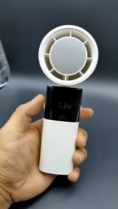 GOOJODOQ 4000mAh Turbo High Speed Mini kipas Bisa dilipat  Mini Fan Rechargeable Handheld Portable Strong Wind 100 Gear Kipas Angin pendinginan Cepat