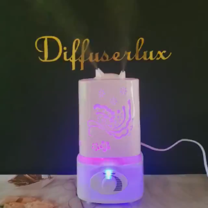 Máy Phun Tinh Dầu Hồ Điệp Vuông 1500ml Khuếch Tán Xông Tinh Dầu Tạo Ẩm Siêu Âm-Bảo Hành 12 Tháng