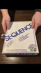 Mainan Sequence Board Game Party Family Playing Card Game