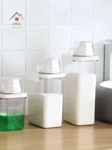 (COD+ Local Seller)DXL Washing Powder Storage Box Household Canned Rice Bucket Insect-proof Moisture-proof Sealed Plastic Bottle Container Storage Tank