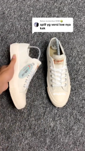Sepatu Formal Model Terbaru Johnson - Basic Lowcut (LC) Milky