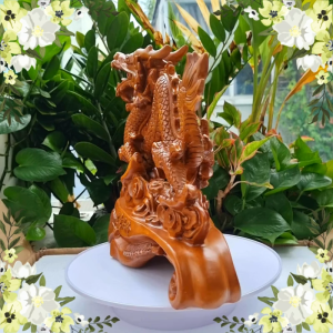 Tượng Rồng Con Giáp May Mắn Trang Trí Phong Thủy Cao 29cm