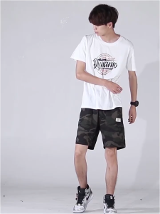 4 Color Men Cargo Short Pants Cargo Shorts Drawstring Shorts Cargo shorts Pants for men Casual Bermudas