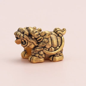 Chow Sang Sang 周生生 XL Charme Noir 999 Gold 祥瑞龙龟 Auspicious Dragon Turtle Charm 94385C (Bracelet Not Included)