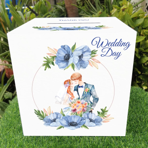 กล่องใหญ่ใส่ซองแต่งงานWeddingDay ขนาดกล่อง29x29x29cm พร้อมส่ง