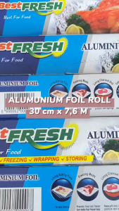 Alumunium foil roll / foil wrap / food best fresh 30cm x 76m