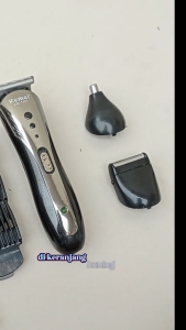 Alat Cukur Elektrik Portable KEMEI Untuk Kumis, Jenggot, Bulu Ketiak & Hidung
