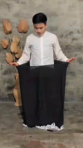 Sarung Remaja Tanggung SD SMP 9 - 16 Tahun Berbagai Motif Hitam Cokelat