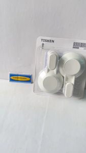 PENGAIT GANTUNGAN HOOK CANTELAN DINDING PINTU SISTEM VACUM ISAP TANPA PAKU SAMPAI 3KG PER GANTUNGAN ISI 2 PCS