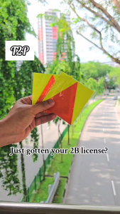 T2P P Plate Motorcycle Probation Motorbike Class 2B Reflective Surface Adhesive Stickers