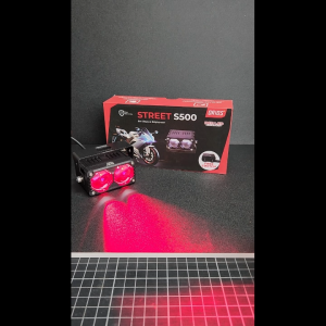 Orios Street S500 Lampu Foglamp Led Mini Laser Projector Dua Mata Motor Adventure Mobil 45W Aksesoris Motor Adventure Universal Lampu Fog Untuk Xmax Dan Nmax - Lazada