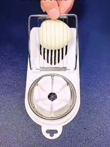 Multifunction 2in1 Egg Slicer Egg Skin Egg Cutter Egg Splitter Banana Slicer