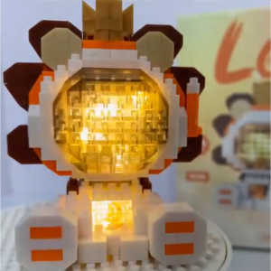 TAIYO Mainan Bricks Zodiac Light Astronot 3D LED Lampu Zodiak Karakter Building Nano Block Blok Balok Susun