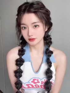 1 Pc Rambut Palsu Wanita Kepang Ponytail Twist Gaya Hip Hop Korea Highlight Aksesoris Rambut Lucu Kunciran Rambut Palsu Kepang Variasi Wig Hairclip Kepang