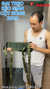 Đai Treo Kéo Giãn Cột Sống Lưng Đai Kéo Giãn Cột Sống 2024 - Cải Thiện Thoát Vị Thoái Hóa