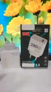 Batok Adapter FOR RDMI 13 280W Kepala Casan HP Support Fast Charging