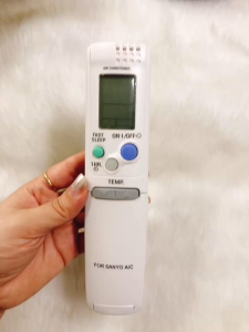 Điều khiển điều hoà Sanyo remote máy lạnh Sanyo - Tặng kèm pin
