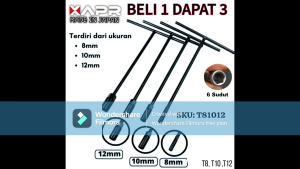 Kunci T sock 8 10 12 beli satu dapat 3 APR JAPAN kuat mantap