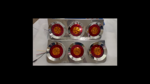 ไฟท้ายรถบรรทุก ทรงญี่ปุ่น ดวงไฟแบบกลม ระบบ 24v (ราคาต่อคู่)