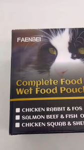 FAENBEI Sachet Snack kucing 85gr Makanan Basah Kucing Snack Cemilan Kucing Adult Kitten