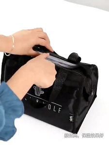 Insulated Lunch Bag WaterProof with Side Pockets Lunch Box Bag Tote Bento Bag for Women&Men