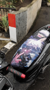 Sarung Cover Jok Motor Premium Pelindung Anti Air & Cakar Kucing