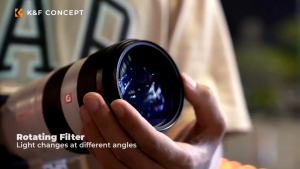 [AUTHORIZED PH] K&F KF CONCEPT Blue Streak Lens Filter Anamorphic Green Film Nano-X MVP CAMERA
