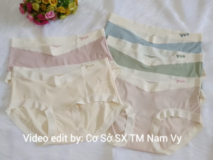 Quần lót bầu cạp chéo lụa tăm Mama cao cấp (1 cái)