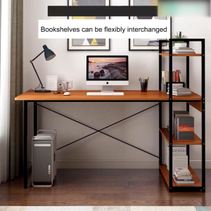 Meja Kerja Milimalis Meja Kantor Meja Komputer Dengan Rak Buku Meja Belajar Meja Desktop Rumah