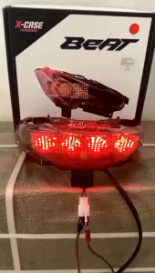 X-Case Lampu Stop All Beat New Deluxe Beat CBS Beat Street Coloseum Running Text Animasi Otomatis+Magnet Beat Deluxe 2020 2021 2022 2023 2024 Stoplamp Beat New