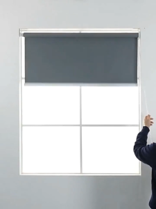 60/80/100/120/140/160cm Roller Blinds 100% Blackout Window Roller Shades Korean Blinds For Windows Venetian Curtain For Home Office waterproof