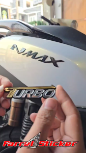 NMAX Turbo Emblem Akrilik: Aksesoris Motor Berkualitas