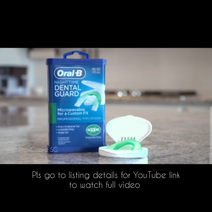 [SG] Oral-B Customisable Night time Dental Mouth Guard Against Teeth Grinding Bruxism with Storage Case