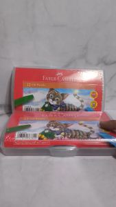 QCF Faber Castell CRAYON 12 WARNA Oil Pastel Pastels Crayon Krayon Isi 12 Warna Crayon Faber Castell Hexagonal Oil Pastel Krayon Faber Castell Peralatan Menggambar Anak Perlengkapan Sekolah Peralatan Kesenian Melukis