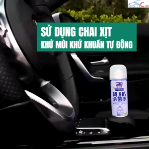 Chai Xịt Khử Mùi và Khử Trùng Máy Lạnh Ô Tô  làm sạch không khí vệ sinh điều hòa xe hơi xịt khử mùi ô tô xịt khử mùi xe ô tô khử mùi xe hơi xịt khử mùi xe oto xịt khử mùi ôtô xịt thơm xe ô tô