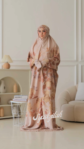 SYADZILAH - Mukena Terusan Dewasa Sutra Silk Mewah Alesha Series