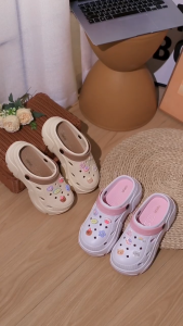 Sandal Baim Slip On Aksesoris 3D Motif Kartun Hewan Lucu Color Soft Import EVA Rubber 901-2