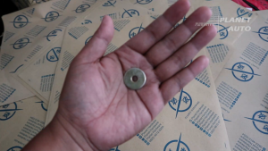 Ring Plat Mur Baut M6 Ukuran 6x25x1.5 mm Warna Gold Harga Untuk 5 Pcs